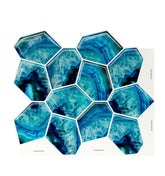 MOSAICOWALL Peel and Stick Backsplash self Adhesive, 3D Wall PU Gel Vinyl Tiles
